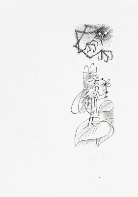 Чижиков Виктор Александрович. Иллюстрации к книге: Олейников Н. Перемена фамилии. Библиотека крокодила. № 14. М.: Правда, 1988